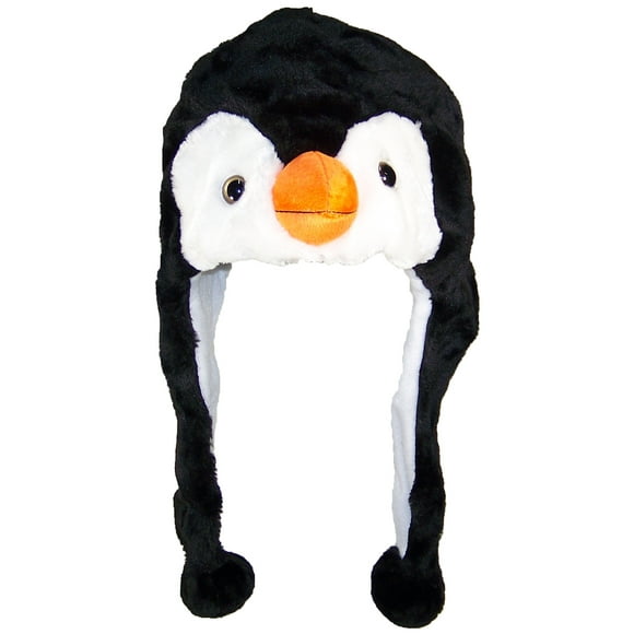 Chapeaux d'Hiver Adulte/adolescent Caractère Oreille Rabat Chapeau (une Taille) - Pingouin