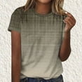 thumbnail image 1 of Soki Graphic Printed Tee Short Sleeved Round Neck Tops for Women, 1 of 4