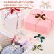 thumbnail image 5 of Uxcell 10 Pcs Mini Moños de Cinta, Broche de Moño de Cinta de Satén con Encanto de Perla, Decoración de Moño Pequeño para Bricolaje, Costura, Álbum de Recortes, Clip para el Cabello, Boda, Naranja, 5 of 7