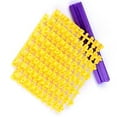 thumbnail image 6 of Cookie Cutter Fondant Stamp Set | Alphanumeric Letter Number Print Mold | Plastic Yellow Baking Decorating Tools | Easy Clean | DIY Marzipan Clay Cake | 1 Set | 9.1x8.2x0.6cm, 6 of 8
