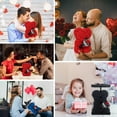 thumbnail image 5 of RECUTMS Valentines Day Gifts for Her Artificial Rose Teddy Bear with Box 10 inch for Mothers Day Anniversary Birthday Gifts（Red）, 5 of 8