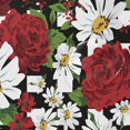 thumbnail image 4 of FREEAMG Shower Curtains Chrysanthemum Peony Flower Curtain，Waterproof Fabric Decor Shower Curtains for Bathroom Set with 12 Hooks, 66"x 72", 4 of 6