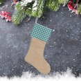 thumbnail image 5 of VerPetridure Diy Simple Imitation Linen Composite Christmas Socks C9 Christmas Decorations Stockings 17 Inches Xmas Fireplace Hanging Stockings Gifts, 5 of 8