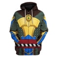 thumbnail image 4 of Sudadera con capucha y cremallera con estampado gráfico de MK Mortal Kombat para hombre, novedad en sudaderas y sudaderas, jersey de talla grande Harajuku, ropa para hombre, 4 of 5