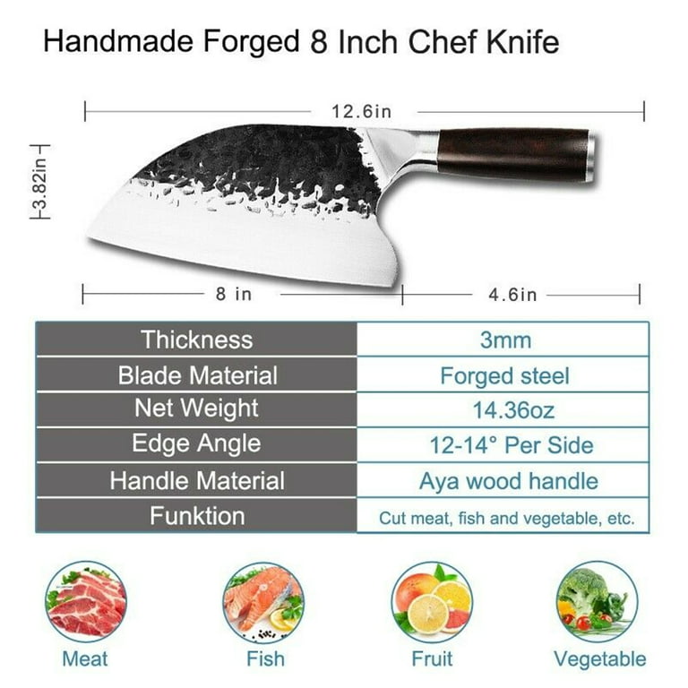  Mercer Culinary Chinese Chef's Knife, 8 : Home & Kitchen