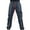 Navy, variant on IROINNID Work Carpenter Pants For Men Solid Color Loose Large Size Pants Long Pants Elastic Waist Pants