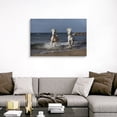thumbnail image 4 of Great Big Canvas "The White Horses of the Camargue running in the water in the South of France"  by Scott Stulberg Dark Gray    Wrapped Canvas Print Wall Artwork, 4 of 7