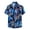 Blue, variant on LEEy-World Workout Shirt Men's Fishing Shirts, UPF 50+ Sun Protection Quick-Dry Breathable Short Sleeve Button-Shirts for Outdoor Blue,4XL