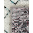 thumbnail image 4 of Unique Loom Tribal Trellis Collection Area Rug - Alami (10' 8" x 14' Rectangle Ivory Gray Blue/Beige), 4 of 12