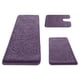 thumbnail image 2 of Juego de alfombras de baño de espuma viscoelástica | Alfombra de baño y de inodoro antideslizante de 3 piezas | Alfombra de ducha súper absorbente para el suelo del baño | Suave felpa de terciopelo, 2 of 9