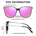 thumbnail image 3 of Gafas de Sol Grande Polarizadas DUCO W016 para Mujer, 3 of 5