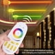 thumbnail image 2 of Control remoto de luz RGBW, Milight 2.4G Control de luz RGBW inalámbrico de 4 zonas Control remoto de luz RGBW Materiales ecológicos, 2 of 8