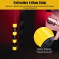 thumbnail image 4 of Yescom 31" Rubber Round Edge Corner Guard w/ Reflective Yellow Strip For Garage 4 Packs, 4 of 9