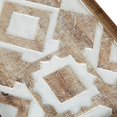 thumbnail image 4 of Mandal Printed Wood Wall Decor Set of 3 Natural See below, 4 of 4