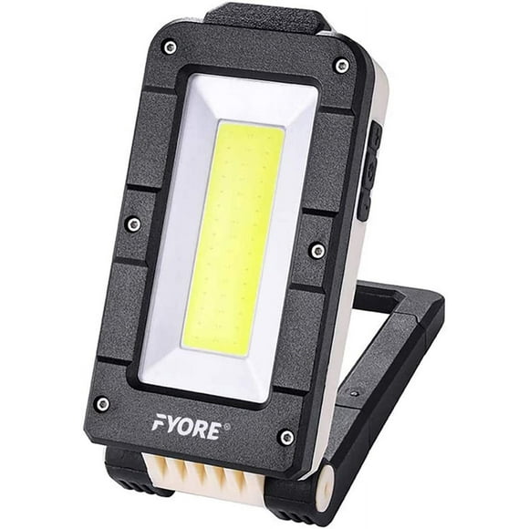LED Rechargeable Work Light, Magnetic Underhood Work Light with Stand, Portable Work Lights for Mechanics, Car Repairing, Garage, Camping - Bright Red Light Lamp