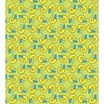 thumbnail image 3 of Cartoon Duvet Cover Set, Style Image of Repetitive Snails with Polka Dotted Shells, Decorative 3 Piece Bedding Set with 2 Pillow Shams, Calking Size, Pale Green and Multicolor, by Ambesonne, 3 of 3