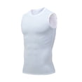 thumbnail image 4 of RFQWOVSR Mens High Elasticity Slim Fit Sports Vest Gym Undershirt Breathable Top XXL, 4 of 5