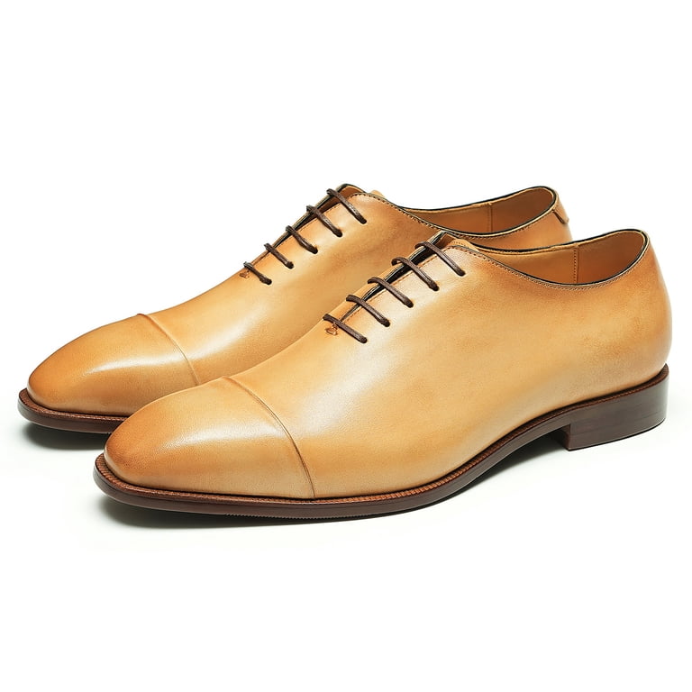 Boden Men\'s Yellow and Brown Oxfords (unisex shoes. Mens Boden Yellow Brown Saddle Oxford Italian Shoes Size 7  main image 3