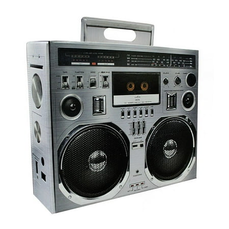 Silver Wrapped Gift Box - Boom Box 16X13X5.25 Flat Empty Gift Box