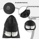 thumbnail image 2 of Bolsas para zapatos COIDEA, 5 unidades, grandes, negras, no tejidas, para viajes, 2 of 7
