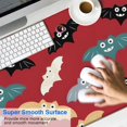 thumbnail image 2 of Long Mouse Pads for Desk,Halloween Colorful Bats Pattern Desk Mats on Top Of Desks, Desk Mouse Pad Extra Large with 3mm Non-Slip Base and Stitched Edge for Gaming,Office,Work,Home 47.3"x23.6", 2 of 6