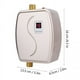 thumbnail image 5 of Grifo eléctrico de calentamiento instantáneo para cocina pequeña, hogar, pequeño, de calentamiento rápido, sin agua, almacenamiento de agua, entrada de agua Four Seasons, 5 of 5