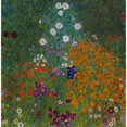 thumbnail image 3 of Klimt, Gustav 20x20 Black Modern Framed Museum Art Print Titled - Farmers Garden, 3 of 5
