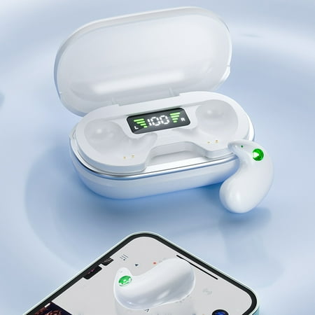 Ear Buds Bluetooth 5.3 Mini Sleep Bluetooth Headset Noise Cancelling Sports Headphones Wireless Earbuds