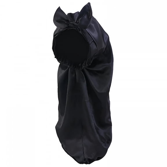 TELOLY Long Silk-Satin Bonnet for Women Large Night Cap for Curly Dreadlock Braid Hair Bonnets for Women