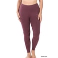 thumbnail image 2 of Zenana Women's High Waist Full Ankle Length Premium Thick Cotton Leggings, 2 of 4