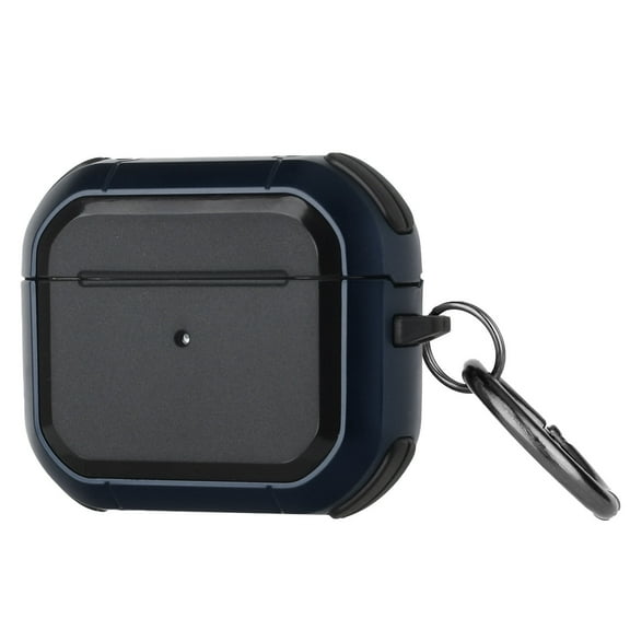 Rugged Shockproof Hybrid Case for AirPods Pro - Black Blue