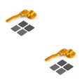 thumbnail image 3 of xinxixnxx 1/2/3/5 Improved Performance Turn Signal Lever For Enhanced Wheel Handling Exact Fit gold 12.5*3*2.9cm 2PCS, 3 of 6