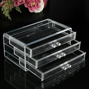 Clear Acrylic Lipstick Brush Holder Stand Display Makeup Cosmetic Organizer Case