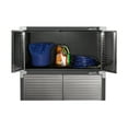 thumbnail image 3 of Seville Classics UltraHD® Stacking Top Steel Body Lockable Storage Cabinet Organizer Shelving Unit, 36" W x 24" D x 18.5" H, Graphite, 3 of 5