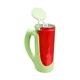 thumbnail image 2 of Tong Sleek And Sturdy Can Holder With Handle For Cans And Beverage Cups Versatile Countertop Organizer, 2 of 4