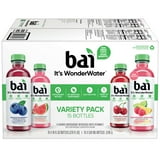 Bai WonderWater Flavored Water Variety Pack 18 fl. oz., 15 pk.