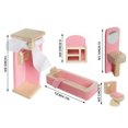 thumbnail image 3 of Daisyyozoid Wholesale Family Mini Simulation Children's Small Furniture Doll House Toy Bed Kitchen Sofa Model Set, 3 of 6