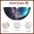 thumbnail image 3 of Bingfone Christmas Tree Skirt Mat Christmas Decoration Interior 48" -Crystal Pattern White Horse, 3 of 6