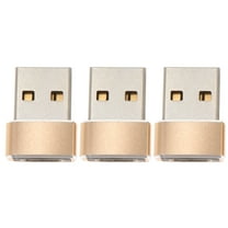 unbranded 3pcs USB to Type-C Adapter Type-C to USB 2.0 Converter Charging Adapter