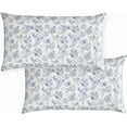thumbnail image 6 of Elegant Comfort Luxury Soft Bed Sheets Paisley Pattern - 1500 Series Microfiber Softness Wrinkle and Fade Resistant (6-Piece) Bedding Set, King, Paisley Indigo, 6 of 6