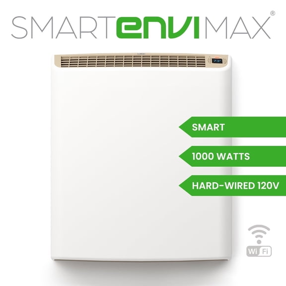 Smart EnviMAX 120v Hardwired Electric Panel Wall Heater - 1000 Watts (SM1012D)