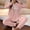Pink, variant on FDGIU Women's Cozy Long Sleeve Pajama Set, 2-Piece Loungewear, Soft Comfy Fall Winter Sleep Outfit