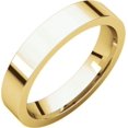thumbnail image 1 of 4mm Flat Comfort Fit Band in 18k Yellow Gold - Size 5.5, 1 of 9