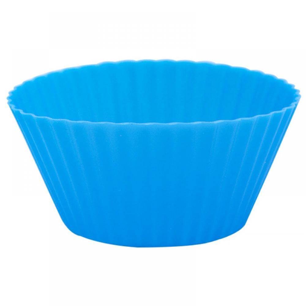 10Pack Silicone Baking Cups, Reusable Silicone NonStick Cake Baking