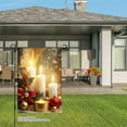 thumbnail image 3 of JOOCAR Christmas Candles Ornaments Garden Flag for Winter Christmas Home Outdoor Garden Yard Door Decor 12x18 inch, 3 of 5