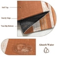 thumbnail image 4 of Vintage Burnt Orange Striped Area Rug 8x10 Washable Rug Non Slip Farmhouse Modern Stripes Boho Large Area Rug Soft Stainresistant Indoor Carpet for Living Room Bedroom Office Dining Room Nursery, 4 of 9