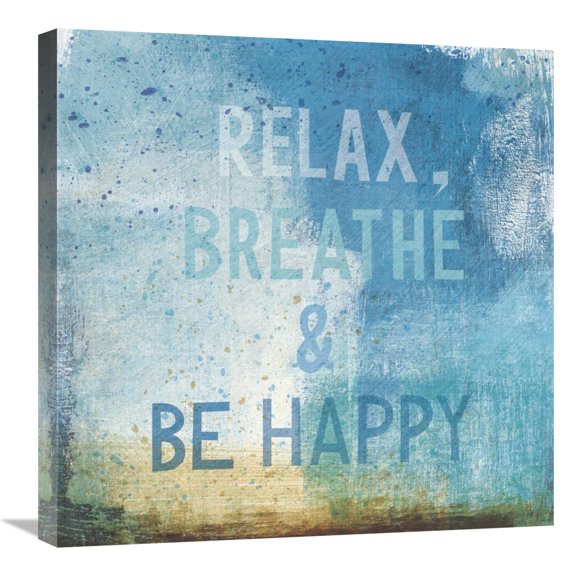 Global Gallery's 'Beachscape Abstract I' By Michael Mullan Stretched Canvas Wall Art