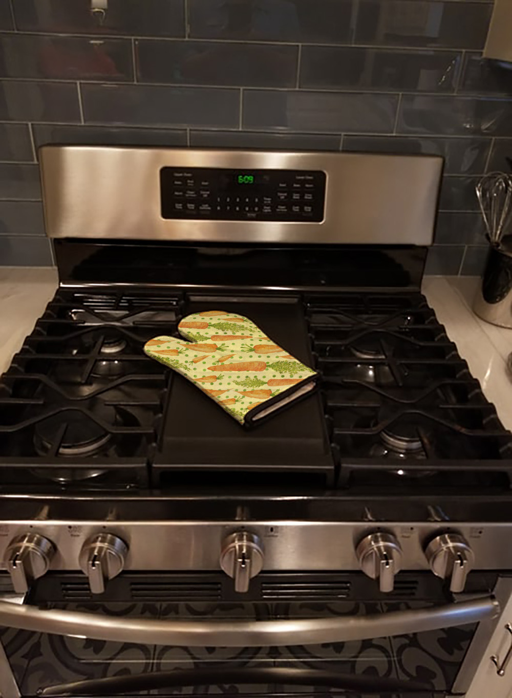 Watercolor Carrots Oven Mitt