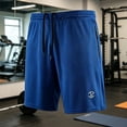 thumbnail image 2 of Hurxie Men's Workout Shorts Quick Dry Athletic Gym Short with Zipper Pockets Lightweight 7" for Running Basketball Blue,3XL, 2 of 5