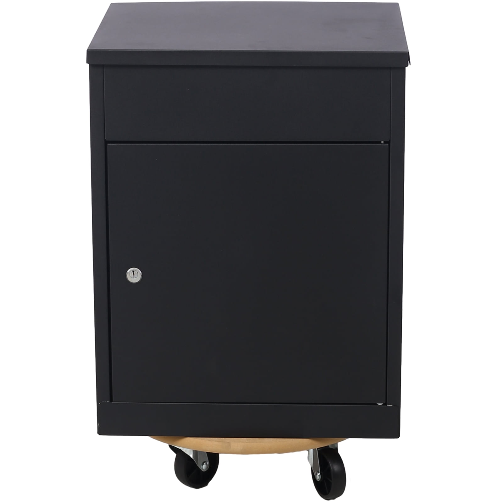 Furniture Moving Dolly, Heavy Duty Wood Rolling Mover with Wheels for Piano Couch Fridge Heavy Items, Securely Holds 500 Lbs (2pcs 15" Round Platform),